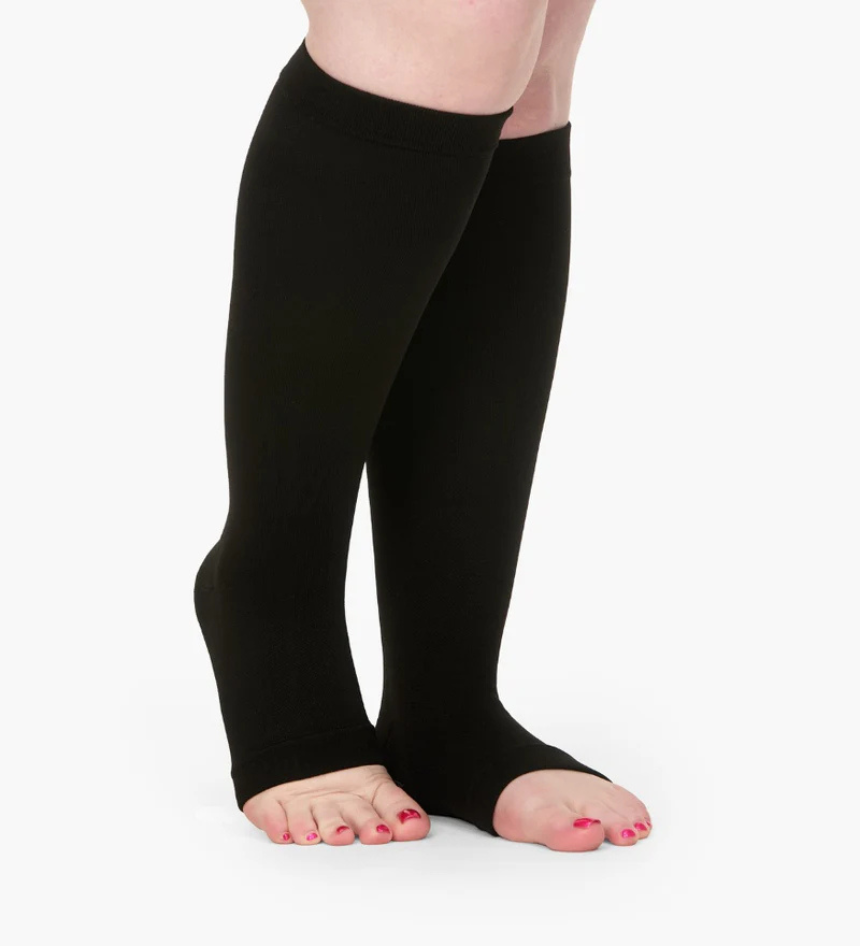Toeless - Wide Compression Socks
